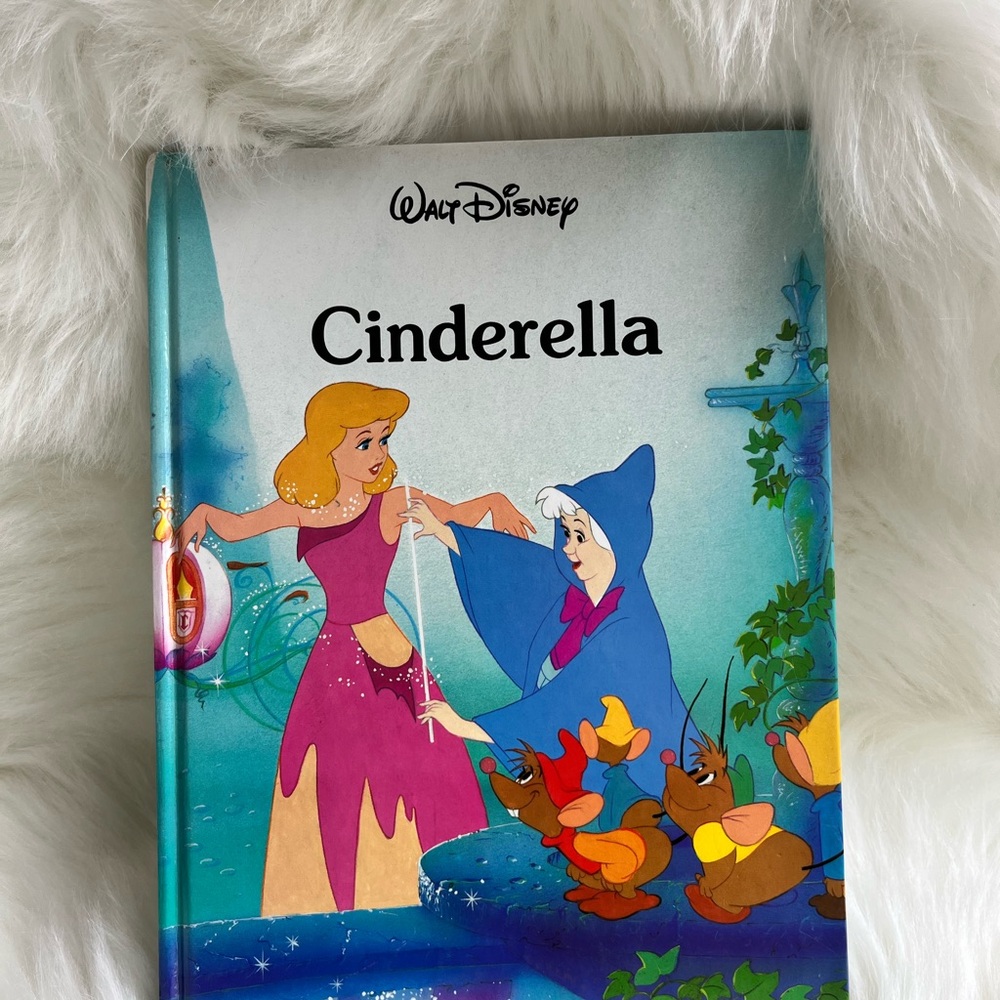 Vintage Disney Hardcover Cinderella Book